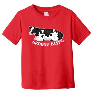 Ground Beef Funny Cow Toddler T-Shirt