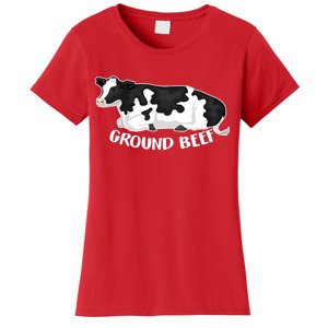 Ground Beef Funny Cow Women's T-Shirt