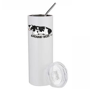 Ground Beef Funny Cow Stainless Steel Tumbler