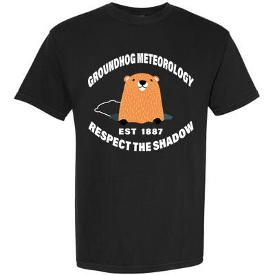 Groundhog Meteorology Respect The Shadow Garment-Dyed Heavyweight T-Shirt