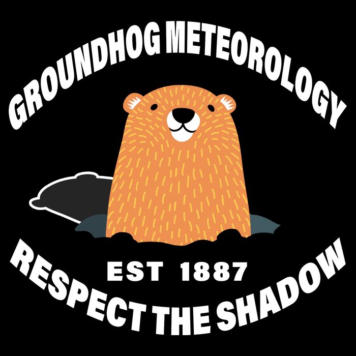 Groundhog Meteorology Respect The Shadow 7-Panel Snapback Hat