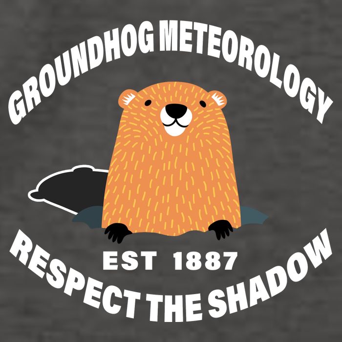 Groundhog Meteorology Respect The Shadow Vector Backpack