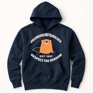 Groundhog Meteorology Respect The Shadow Hoodie