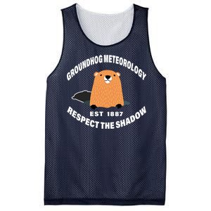 Groundhog Meteorology Respect The Shadow Mesh Reversible Basketball Jersey Tank