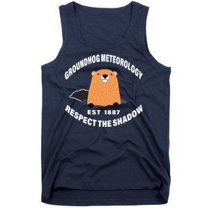 Groundhog Meteorology Respect The Shadow Tank Top