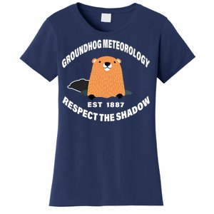 Groundhog Meteorology Respect The Shadow Women's T-Shirt