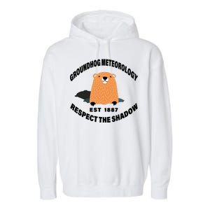 Groundhog Meteorology Respect The Shadow Garment-Dyed Fleece Hoodie