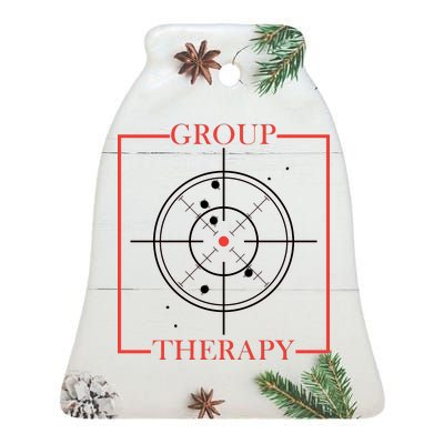 Group Therapy Ceramic Bell Ornament