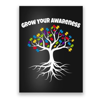 Grow Your Awareness Tree Roots Poster