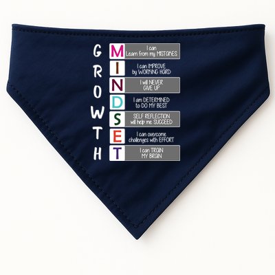 Growth Mindset USA-Made Doggie Bandana