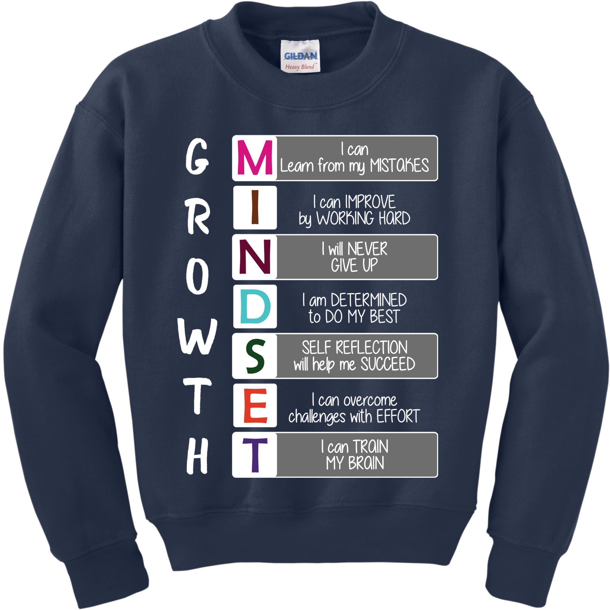 Growth Mindset Kids Sweatshirt