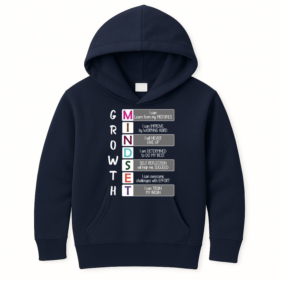 Growth Mindset Kids Hoodie