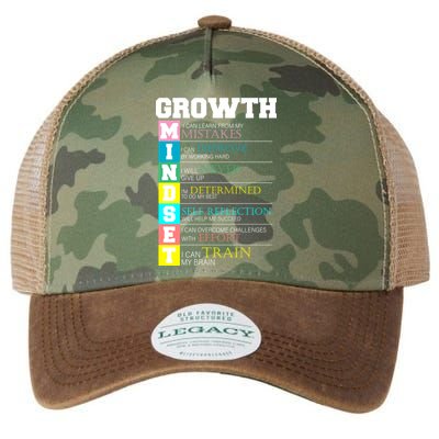 Growth New Mindset And Resolution  Legacy Tie Dye Trucker Hat