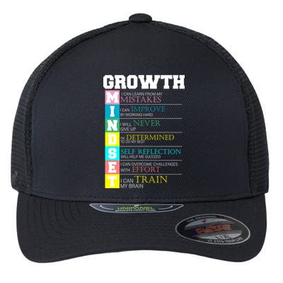 Growth New Mindset And Resolution  Flexfit Unipanel Trucker Cap