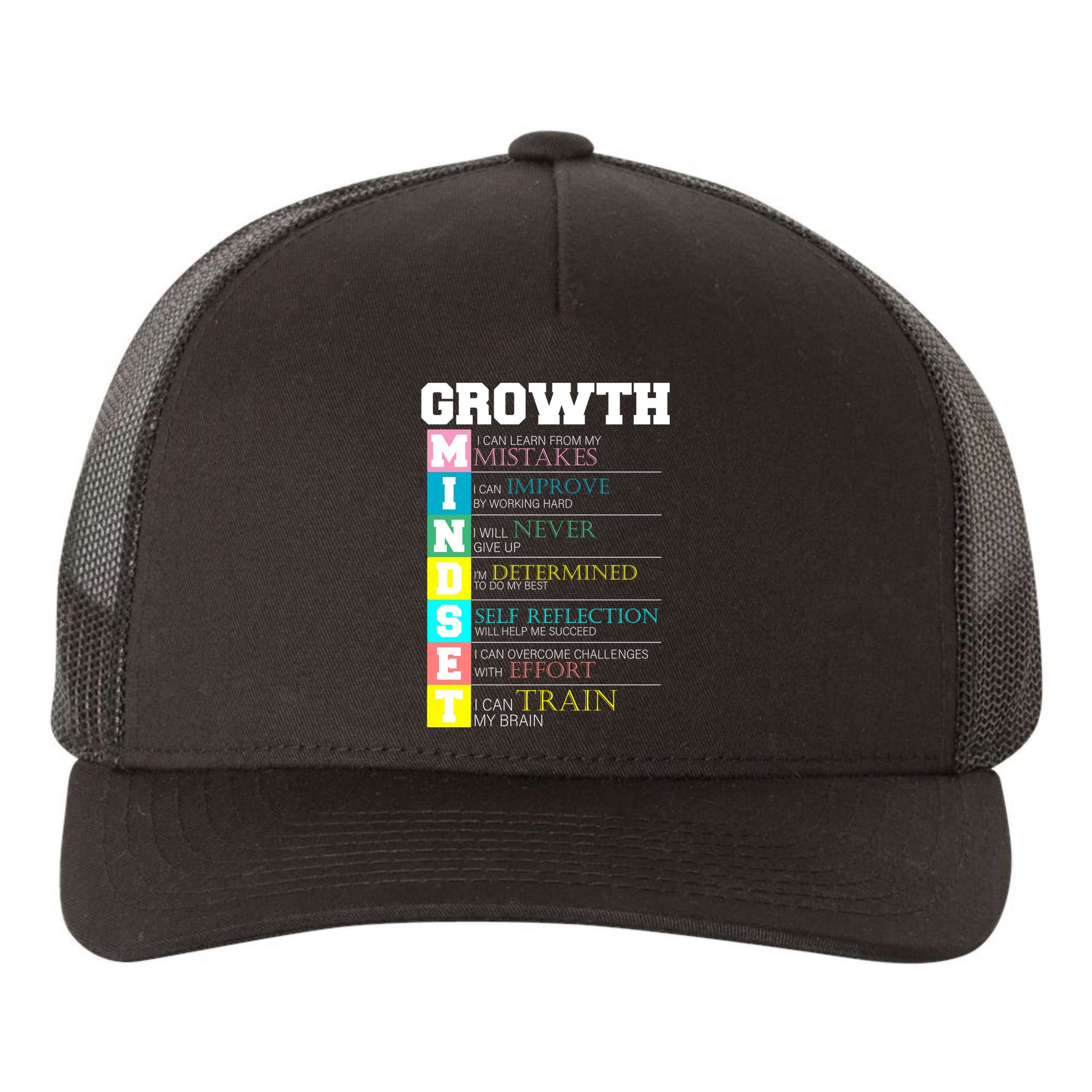 Growth New Mindset And Resolution  Yupoong Adult 5-Panel Trucker Hat