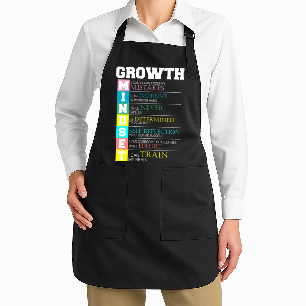 Growth New Mindset And Resolution  Apron