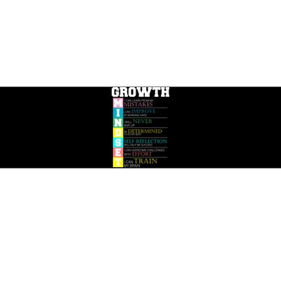 Growth New Mindset And Resolution  Bumper Sticker