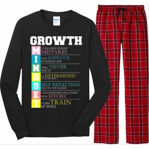 Growth New Mindset And Resolution  Long Sleeve Pajama Set