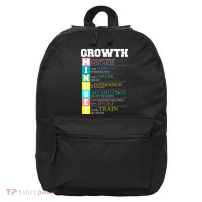 Growth New Mindset And Resolution  16 in Basic Backpack