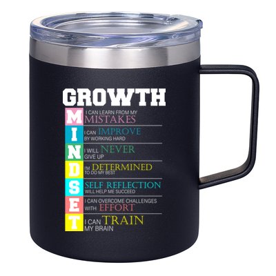 Growth New Mindset And Resolution  12oz Stainless Steel Coffee Mug