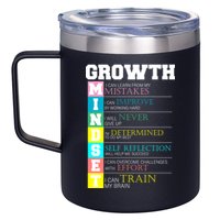 Growth New Mindset And Resolution  12oz Stainless Steel Coffee Mug