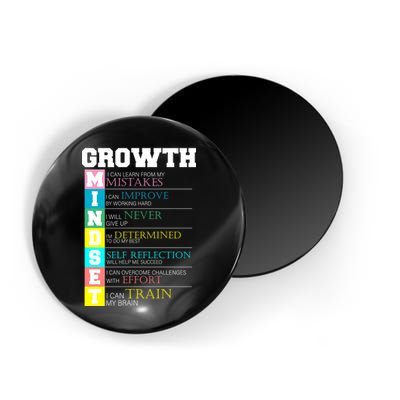 Growth New Mindset And Resolution  Magnet