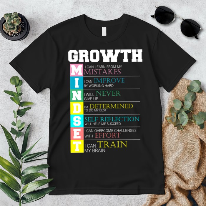 Growth New Mindset And Resolution  Premium T-Shirt