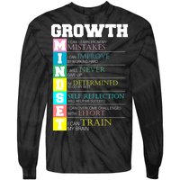 Growth New Mindset And Resolution  Tie-Dye Long Sleeve Shirt