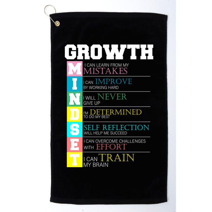 Growth New Mindset And Resolution  Golf Towel