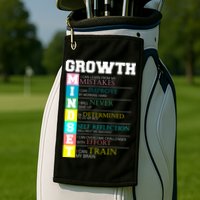 Growth New Mindset And Resolution  Golf Towel