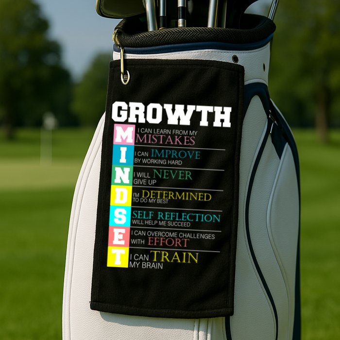 Growth New Mindset And Resolution  Golf Towel