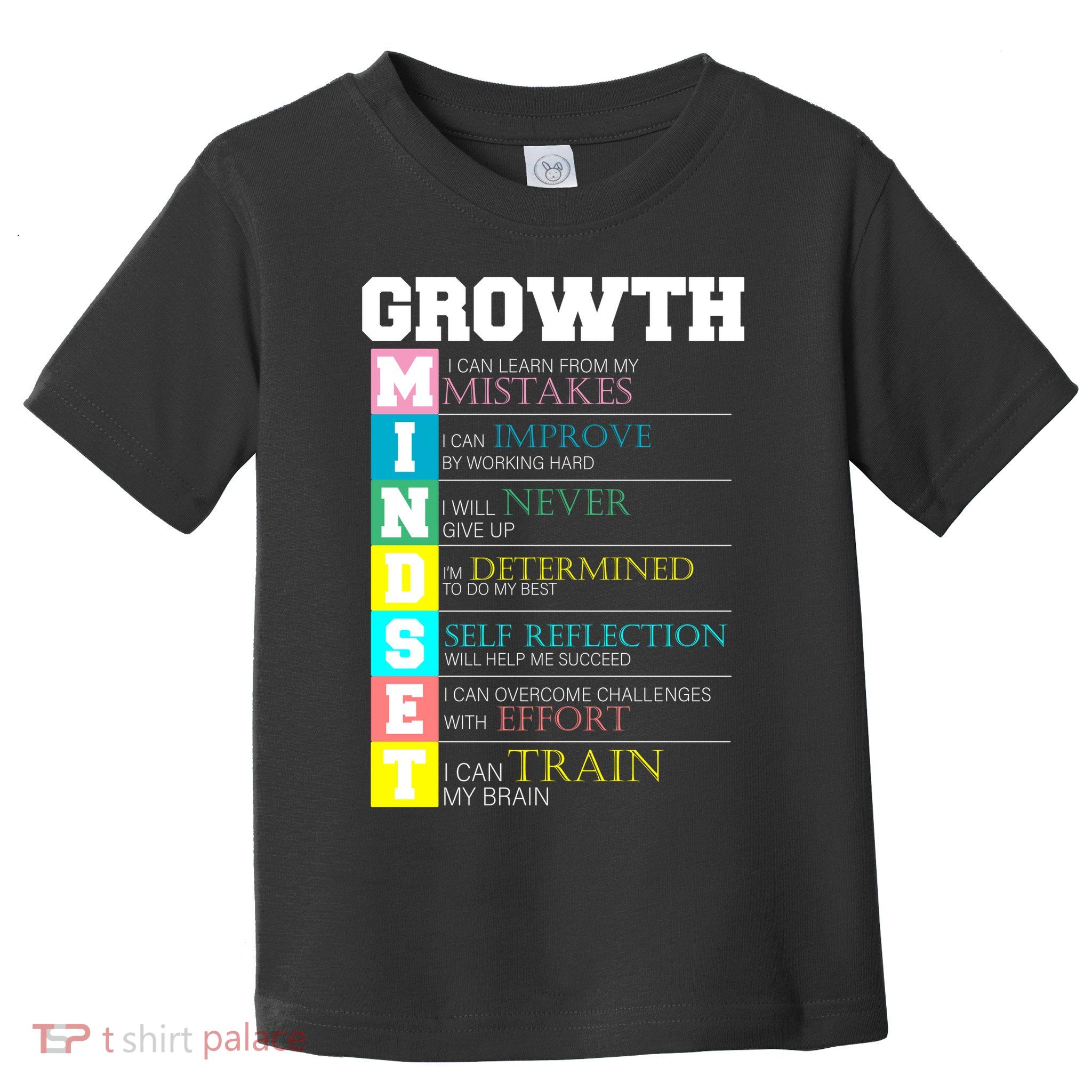 Growth New Mindset And Resolution  Toddler T-Shirt