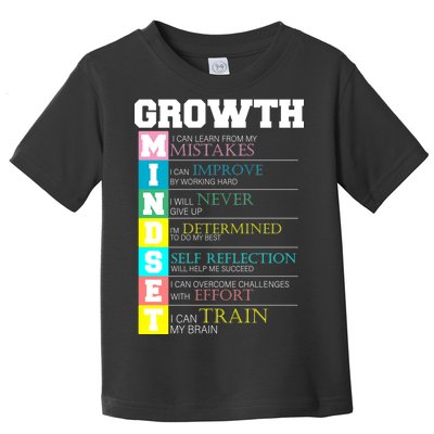 Growth New Mindset And Resolution  Toddler T-Shirt