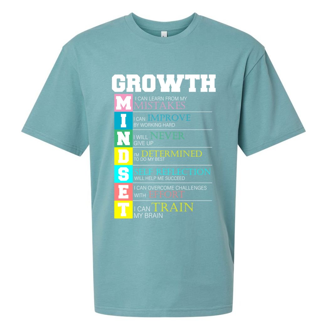 Growth New Mindset And Resolution  Sueded Cloud Jersey T-Shirt