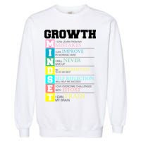 Growth New Mindset And Resolution  Garment-Dyed Sweatshirt