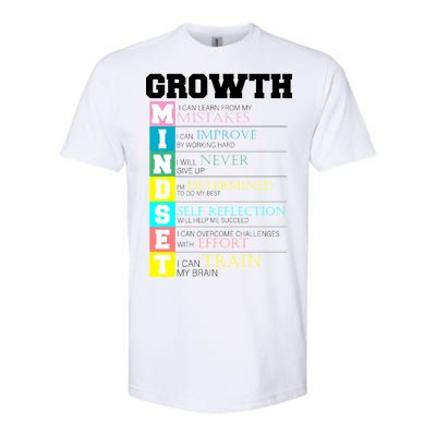 Growth New Mindset And Resolution  Softstyle® CVC T-Shirt