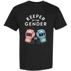 Gender Reveal Party Keeper Of Gender Boxing Garment-Dyed Heavyweight T-Shirt