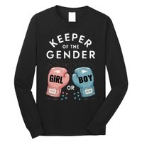 Gender Reveal Party Keeper Of Gender Boxing Long Sleeve Shirt