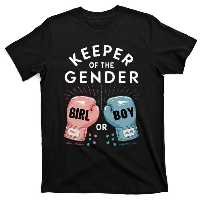 Gender Reveal Party Keeper Of Gender Boxing T-Shirt