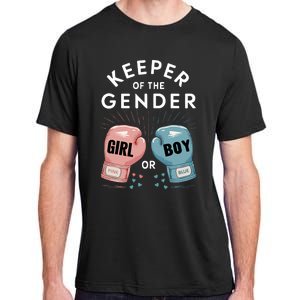 Gender Reveal Party Keeper Of Gender Boxing Adult ChromaSoft Performance T-Shirt