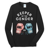 Gender Reveal Party Keeper Of Gender Boxing Tall Long Sleeve T-Shirt