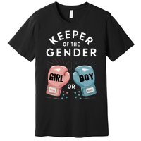 Gender Reveal Party Keeper Of Gender Boxing Premium T-Shirt