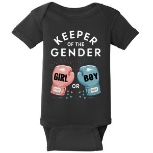 Gender Reveal Party Keeper Of Gender Boxing Baby Bodysuit