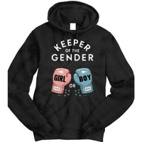 Gender Reveal Party Keeper Of Gender Boxing Tie Dye Hoodie