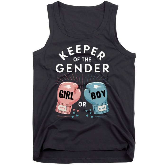 Gender Reveal Party Keeper Of Gender Boxing Tank Top