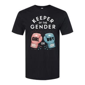 Gender Reveal Party Keeper Of Gender Boxing Softstyle CVC T-Shirt