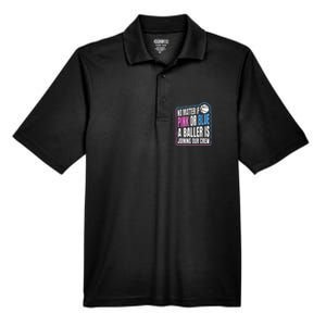 Gender Reveal Party Quote For A Basketball Player Men's Origin Performance Pique Polo