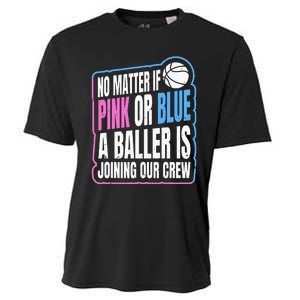 Gender Reveal Party Quote For A Basketball Player Cooling Performance Crew T-Shirt