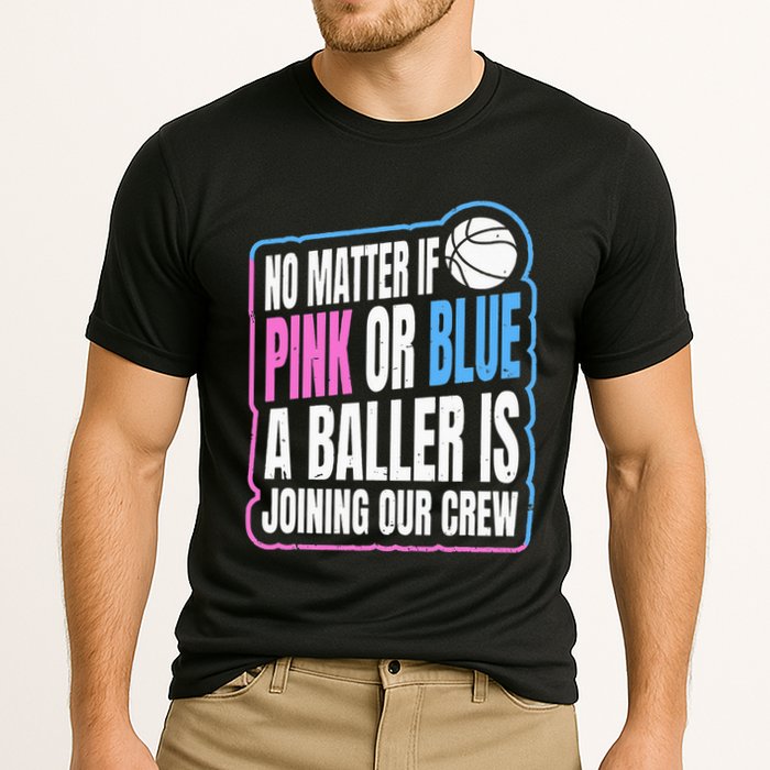Gender Reveal Party Quote For A Basketball Player Cooling Performance Crew T-Shirt