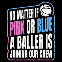 Gender Reveal Party Quote For A Basketball Player Sustainable Bucket Hat